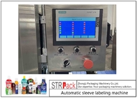 Applicateur automatique de douille de rétrécissement d'étiquette de chaleur de PVC pour la bouteille de boîte