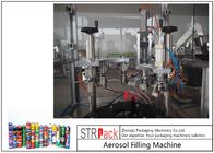 Machine de remplissage automatique d'aérosol de capacité élevée pour la mousse/pesticide d'unité centrale